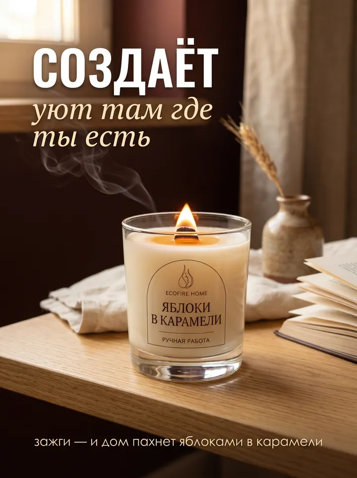 Яблоки в карамели